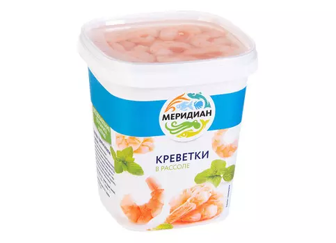 Креветки в рассоле Меридиан 415г