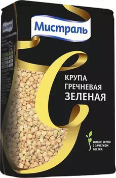 Крупа Гречневая Мистраль зеленая 450г