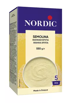 Крупа манная Nordic 550г