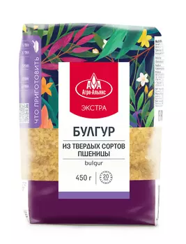 Крупа пшеничная Агро-Альянс Булгур Экстра 450г