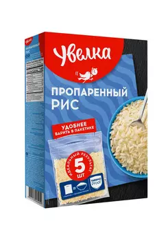 Рис Увелка обработанный паром 5х80г
