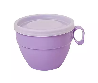 Кружка пластиковая Архимед с крышкой 300мл