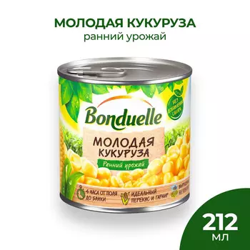 Кукуруза молодая Bonduelle 212мл
