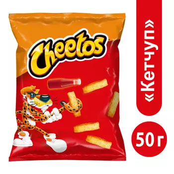 Кукурузные снеки Cheetos Кетчуп 50г