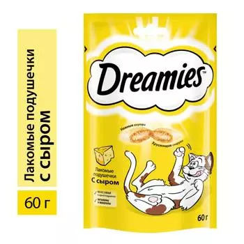 Лакомство д/кошек Dreamies с сыром 60г