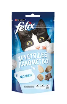 Лакомство д/кошек Felix со вкусом молока 60г