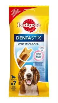 Лакомство д/собак Pedigree Denta Stix 180г