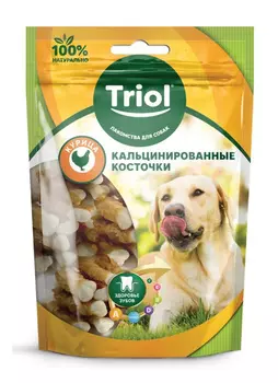 Лакомство д/собак Triol кальцинированная косточка 70г