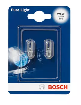 Лампа bosch w5w 12v