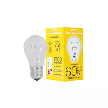 Лампа накаливанияСтарт 60Вт Е27