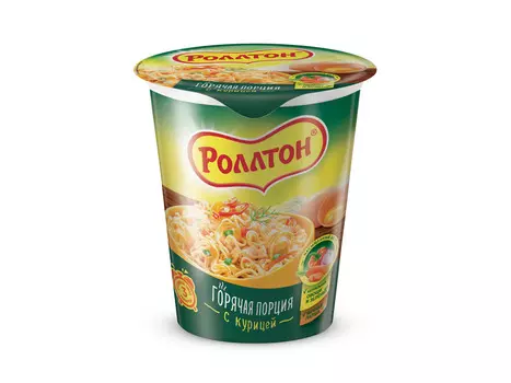 Лапша б/приготовления Роллтон с курицей 70г