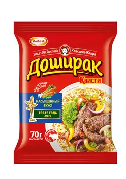 Лапша Доширак Квисти со вкусом говядины 70г