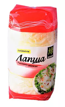 Лапша Midori рисовая мелкая 300г