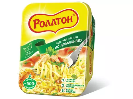 Лапша Роллтон куриная по-домашнему 90г