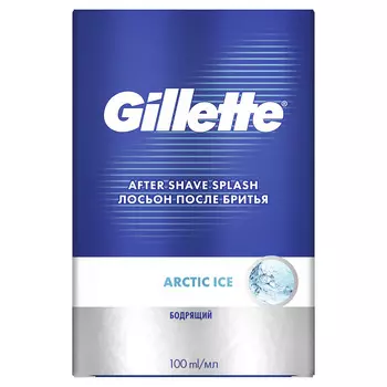 Лосьон п/бритья мужской Gillette Arctic Ice бодрящий 100мл