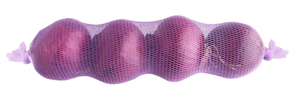 Лук красный чулок 500г упак