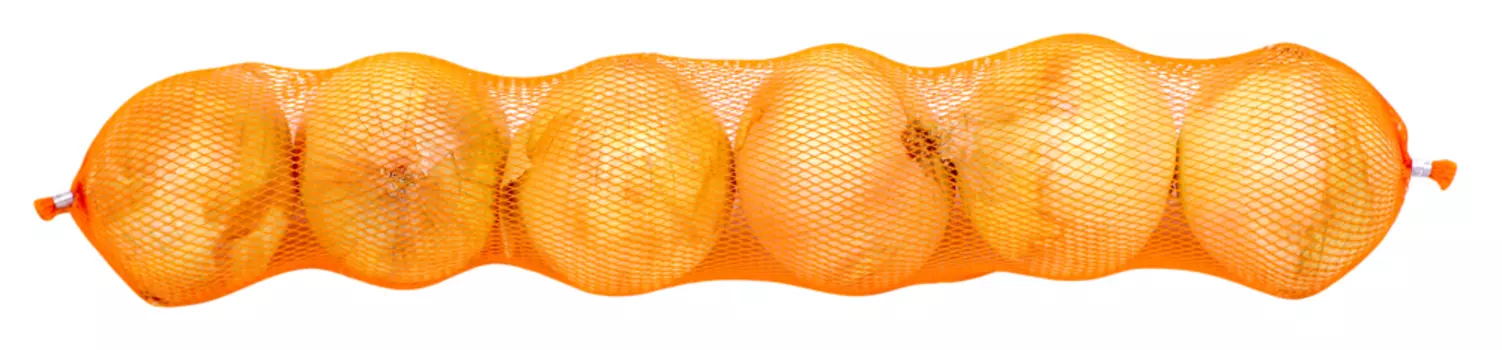 Лук желтый чулок 600г упак