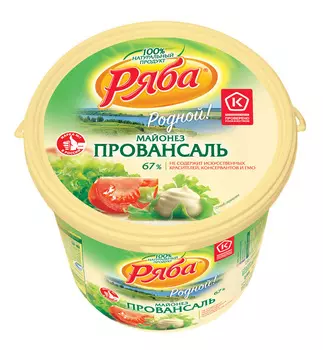Майонез Ряба Провансаль 67% 820мл ведро