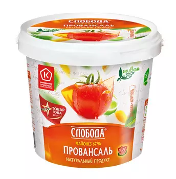 Майонез Слобода Провансаль 67% 840г ведро