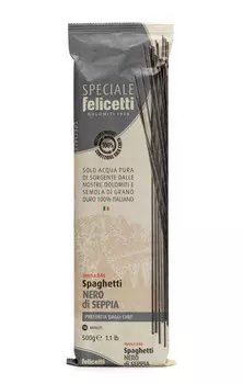 Макаронные изделия Felicetti Spaghetti с чернилами каракатицы 500г