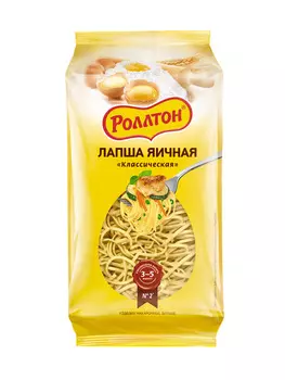Макароны Роллтон лапша яичная 400г
