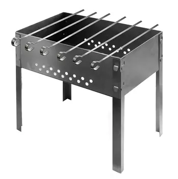 Мангал Proжарка 400х240х400 мм разборный с шампурами