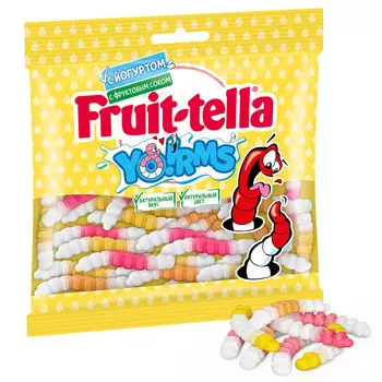 Мармелад жевательный Fruittella Yo!rms 138г