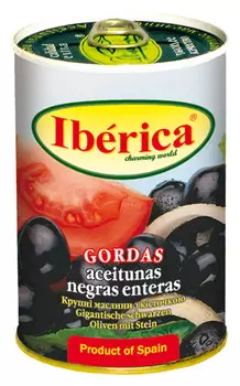 Маслины Iberica с/к 420г ж/б