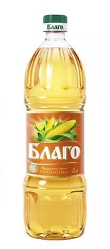 Масло кукурузное Благо 1л