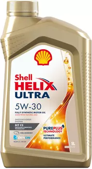 Масло мотор 1л (синт) Shell Helix Ultra ECT C3 5w/30