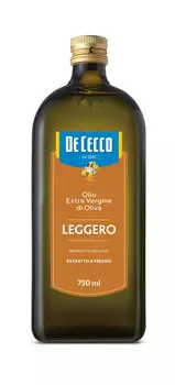 Масло оливковое De Cecco нерафинированное Leggero 750мл
