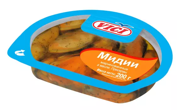 Мидии в масле Vici Любо есть 200г
