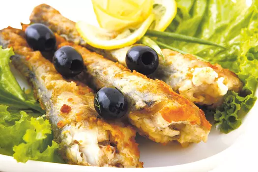 Минтай жареный.100гр.