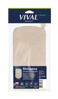 Мочалка рукавица Vival хлопков