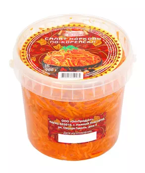 Морковь по-корейски 900г Домашние шедевры