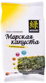 Морская капуста Midori в кунжутном масле 5г