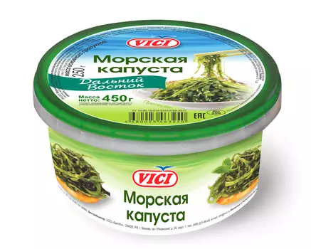 Морская капуста в маринаде Дальний Восток Vici 450г