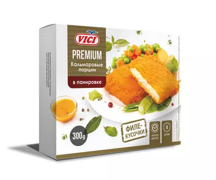 Мясо кальмара в панировке Vici 300г