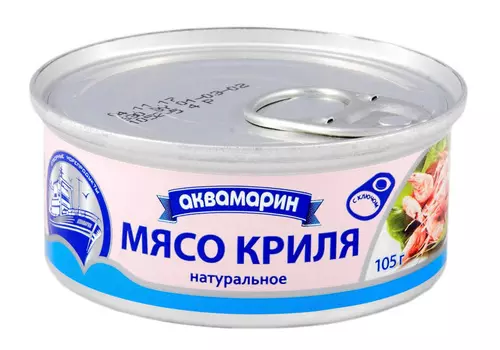 Мясо криля натуральное, 105г 24 б/к