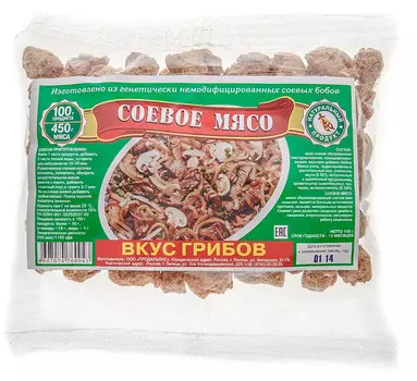 Мясо соевое Продальянс грибы 100г