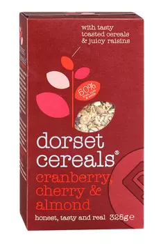 Мюсли Dorset Cereals клюква/вишня/миндаль 325г