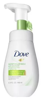 Мусс д/умывания Dove матирующий 160мл