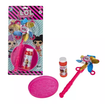 Мыльные пузыри с ветрячком 100мл Т17239 Т17233