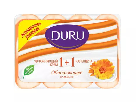 Мыло DURU Soft Sensaition 1+1 4шт 90г