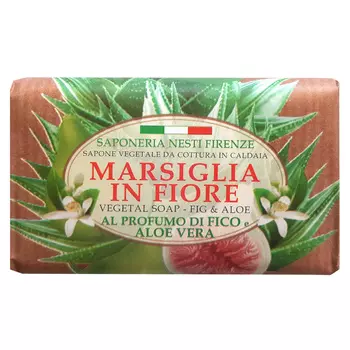 Мыло кусковое Nesti Dante Инжир и алоэ 125г