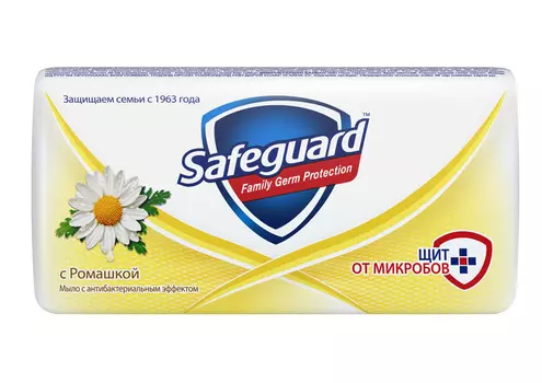 Мыло туалетное Safeguard с ромашкой 90г
