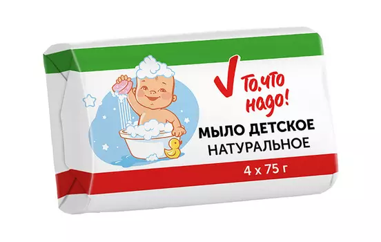 Мыло туалетное ТЧН! детское 4х75г натуральное