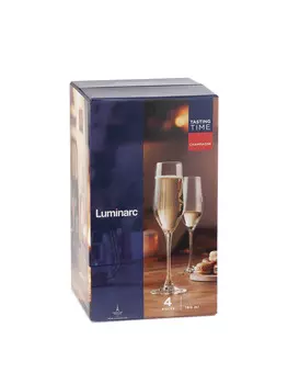 Набор бокалов Время Дегустаций Шампань 4шт 160мл