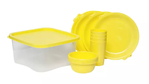 Набор д/пикника Архимед контейнер 5,3л+миски 0,4л+тарелки+ стаканы 4шт