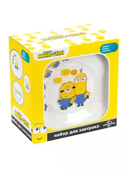 Набор для завтрака 3 предмета 'Миньоны'